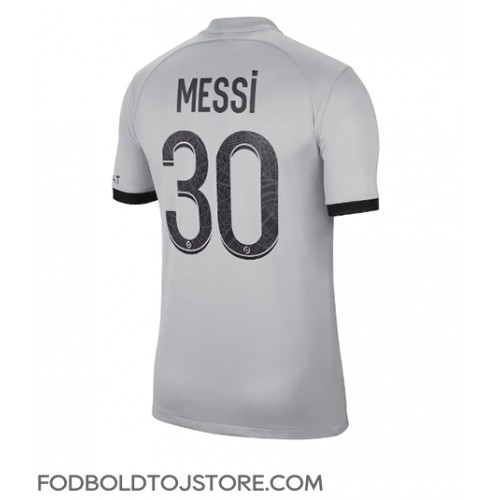 Paris Saint-Germain Lionel Messi #30 Udebanetrøje 2022-23 Kortærmet